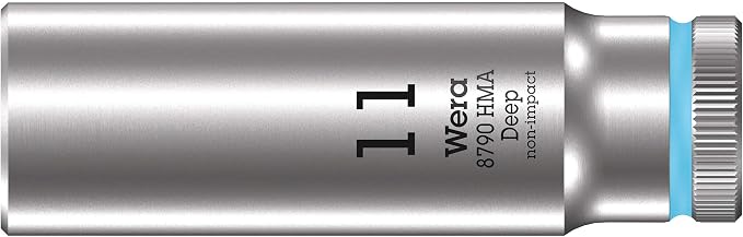 Wera 05004525001 Belt A Deep 1 socket set, 1/4" drive, 9 pieces