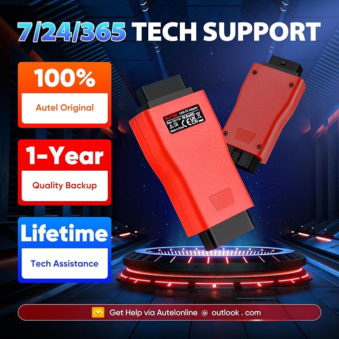 2026 Autel CAN FD Adapter, Support CANFD Protocol for GM 2020+, for Ford 2021+, for FCA Cars 2020+, for Toyota 2020+, etc., Work with Autel OBD2 Scanner MK808S MX808S MaxiSys Elite MK908 MS908 MS906BT