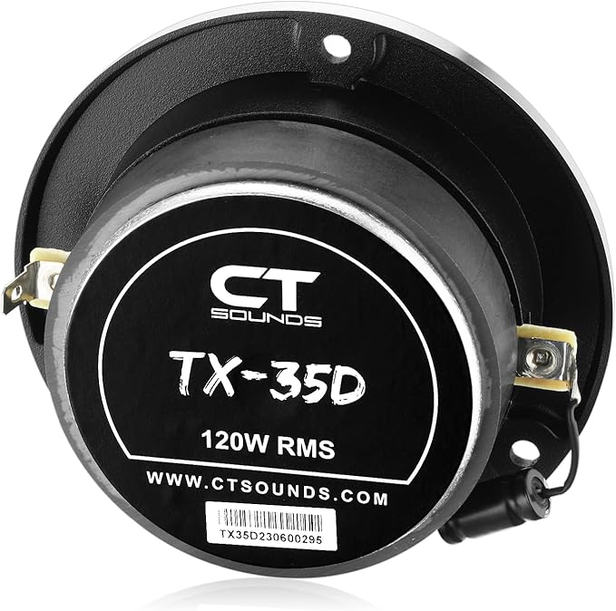 CT Sounds TX-35D 3.5” 480-Watt Titanium Super Tweeters, Pair
