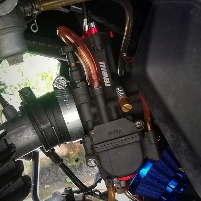 NIBBI Carburetor PWK 28mm Motorcycle, 200cc-250cc Power Carb With Carb Jets, Fit GY6 Engine Dirt Bike Mini Bike SSR TTR Apollo HAWK250 TaoTao ATV