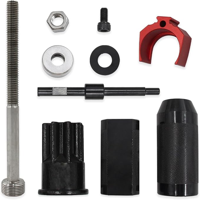 Heavy Duty Steel Injector Sleeve Remover Installer whole set 9U-6891 Injector Height Tool for CAT Caterpillar 3406E C10/C12/C15/C16/C18 Engine