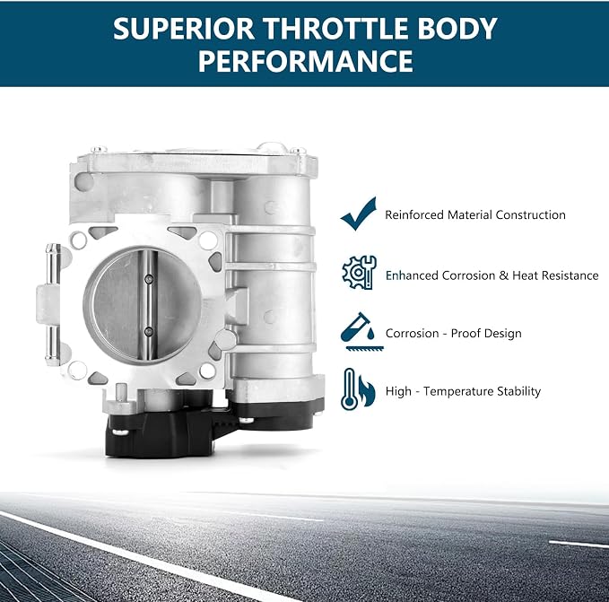 Electronic Throttle Body Assembly for Chevrolet Aveo 2006-2008 Aveo5 2007-2008 Pontiac Wave 2006-2008 Wave5 2006-2007 1.6L L4 – OEM Replacement Part # S20037 6E-3026 25183237