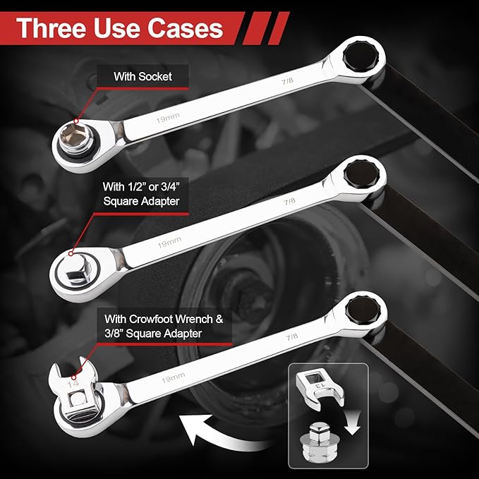 15PCS Serpentine Belt Tool Set, Professional Ratcheting Serpentine Belt Tensioner Tool for Removing and Installing Automotive Serpentine Belts