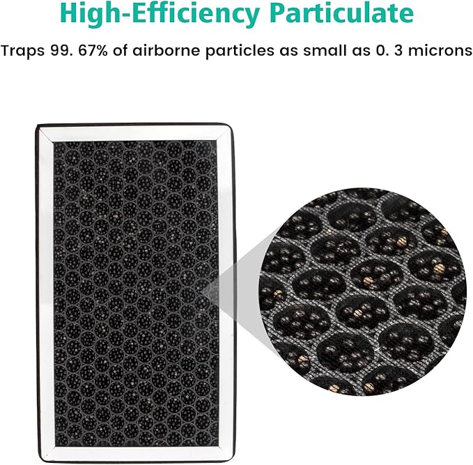 TAPTES HEPA Air Filter for Tesla Model 3 Model Y 2016-2025, Cabin Air Filter Replacement 2 Pack with Activated Carbon,For Model 3 Model Y Accessories