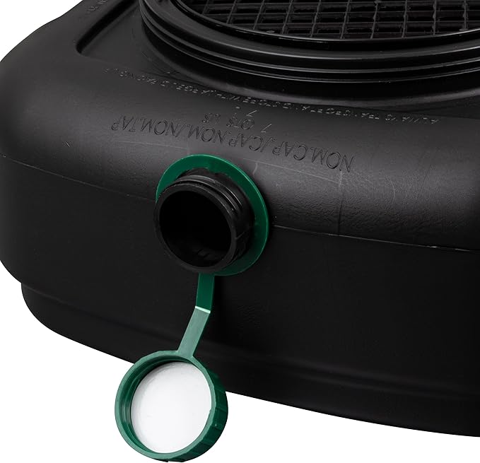 Scepter AM07029 7.3 Quart Oil Drain Pan with Lid, Filter Drain Screen and Pour Spout for Automotive Fluids Including Engine Oil, Anti-Freeze, Transmission Fluid & More,12" x 12-3/4" x 5.6" (Pack of 2)