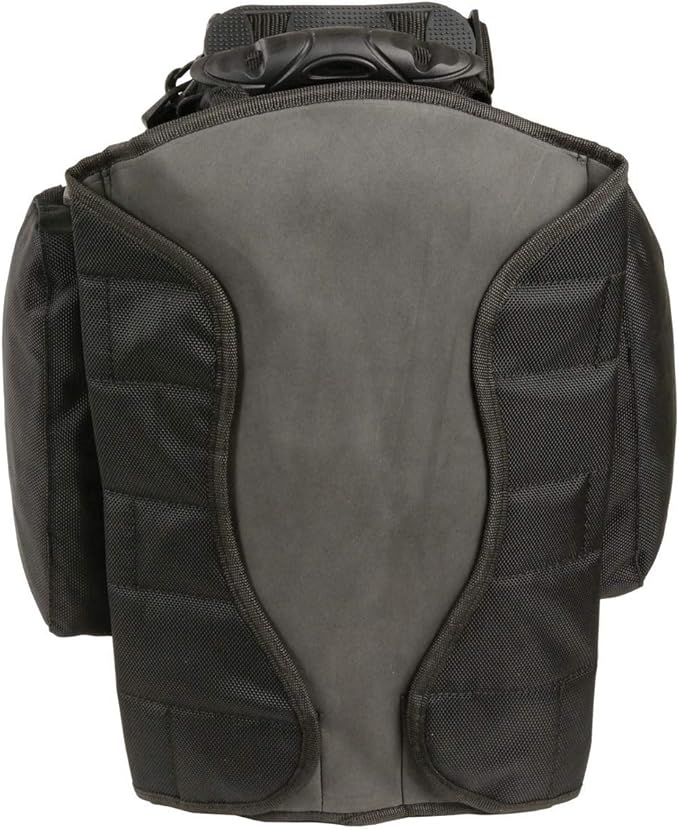Milwaukee Leather Tank Bag - Motorcycle Storage - Strap/Magnetic Mount - Quick Access - Universal Fit - One Size