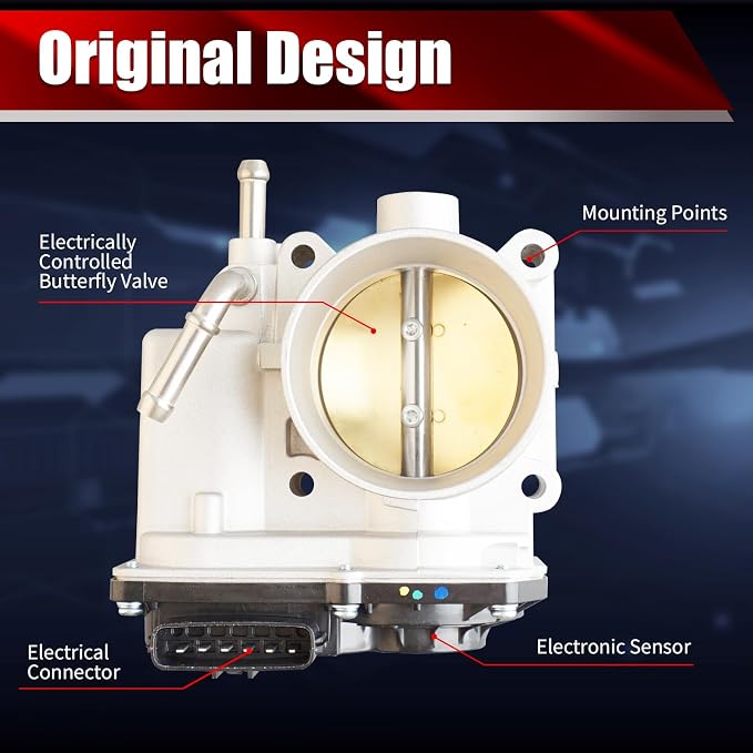 Electronic Throttle Body Assembly S20431 Compatible with Subaru Crosstrek Forester Impreza Legacy Outback 2.0L 2.5L H4 Naturally Aspirated Engine Only Replaces 16112AA380 S20201 977-082 TB1185