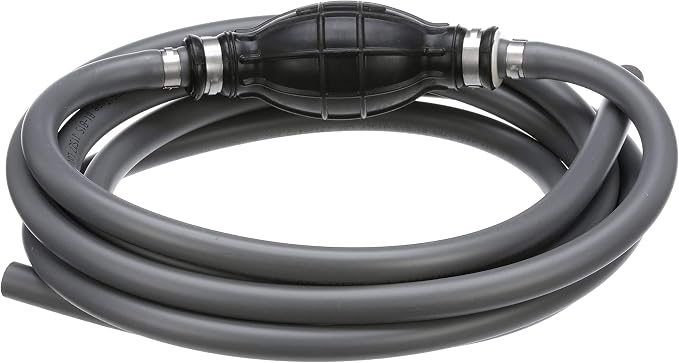 Attwood Universal Marine Fuel Line Kit, EPA Compliant, 12 Feet Long, 3/8-Inch Diameter Hose, includes Primer Bulb. (Fittings Not Included), 93812ULP7