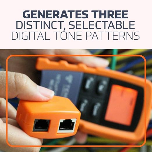 TEMPO NC-100 NETcat Micro Wiring Test Tool, Ethernet Coax Testing, Digital Cable Tester for Voice, Data, Video, Coax, Ethernet (NC-100)