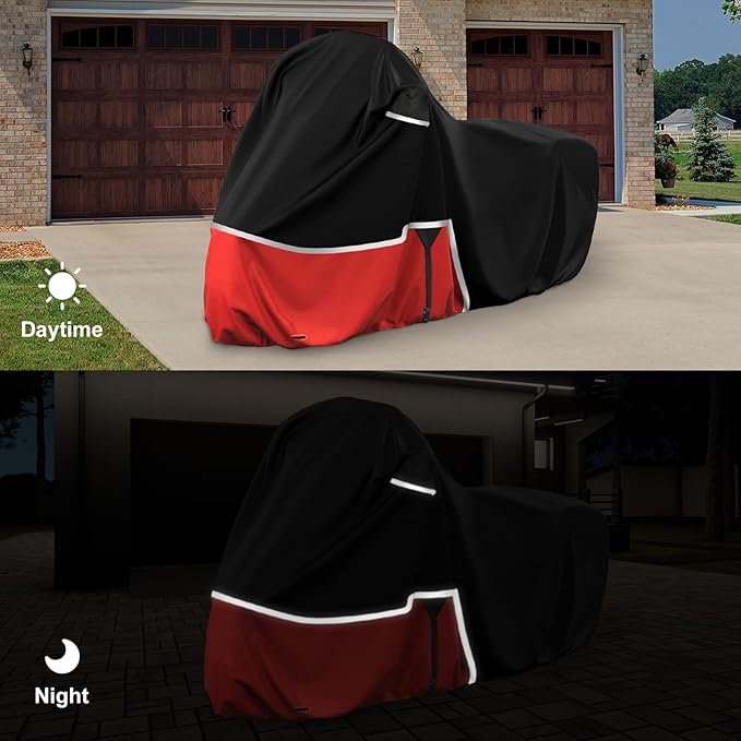 Waterproof Motorcycle Cover Replace for Honda Scooter Model, 420D Oxford Cloth Honda Ruckus, Metropolitan, Dio and ADV150 Scooter Cover for Snow Rain Dust Protection