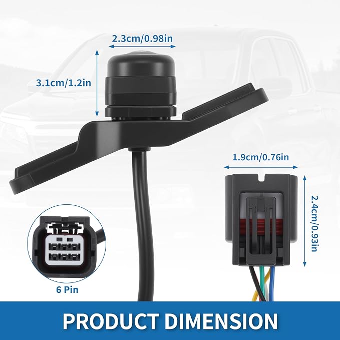 Rear View Camera for Honda Ridgeline 2017 2018 3.5L V6 Park Assist Backup Reverse Camera Replace 39530-T6Z-A01/590-167/HO1960139
