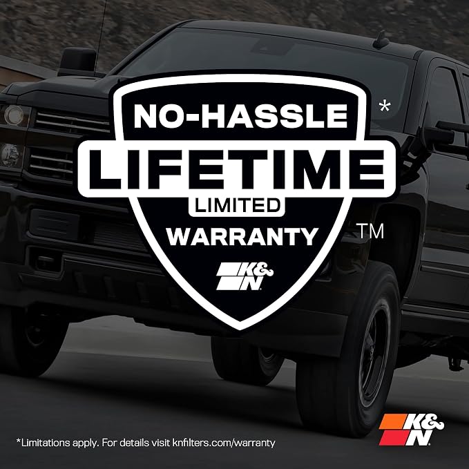 K&N High-Flow Original Lifetime Engine Air Filter: Increase Power: Premium, Washable: Compatible with 2010-2026 Toyota/Lexus/Mitsubishi/Fiat: (See Product Description for Select Models) 33-2457
