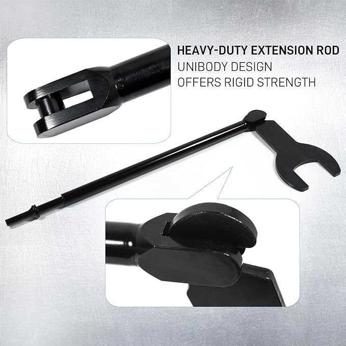 SMOTIVEPRO Pneumatic Fan Clutch Wrench Set, 8Pcs, 7/8"-2"
