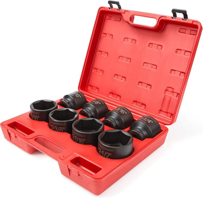 TEKTON 3/4 Inch Drive Impact Socket Set, 8-Piece | 4893