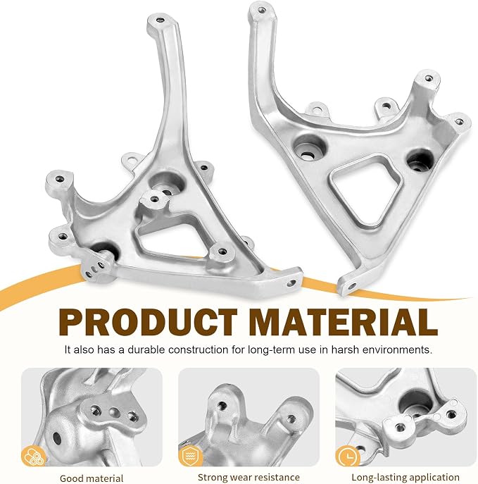 Left + Right Front Fender Headlight Bracket Kit For Yamaha Raptor 700 700R YFM700/R 2006-2012