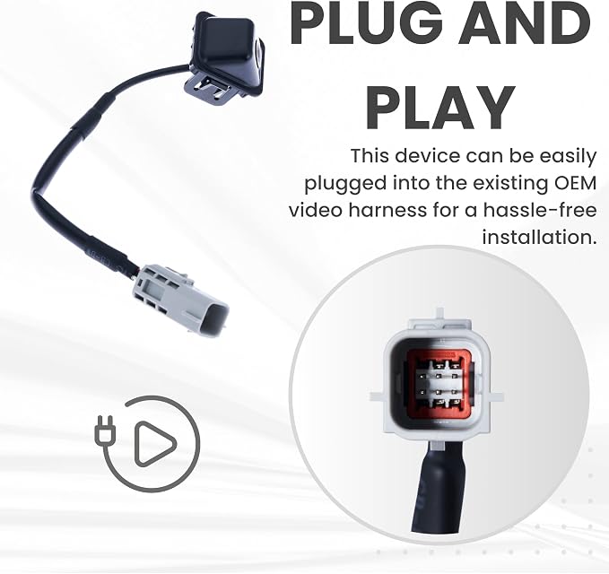 Backup Camera Replaces for Cadillac CTS Sedan 2014-2016 w/o Surround View | 2017-2019 w/o Surround View, w/o Video Display Mirror OE Part # 84122569, 22881099, 23387830