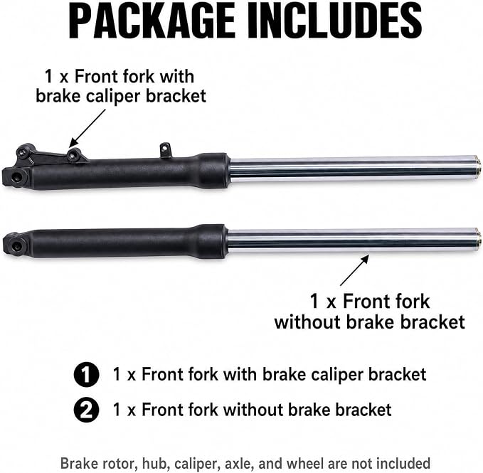 Mini Bike Shock Absorber Front fork Suspension Kit for Coleman B200 B200RS B200RSV B200R B200C B200V RB200 Realtree RT200 Mega Moto B212 MAX Mini Bike