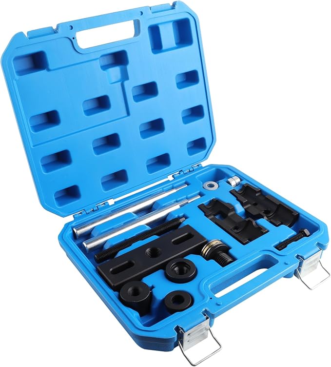 Upgraded 303-1706 Diesel Injector Puller for Ford 2.0 EcoBlue, Injector Removal Tool Kit with Metal Buckles & Shadow Foam Case, Fits Ranger, Transit, Focus, High Strength Alloy Steel