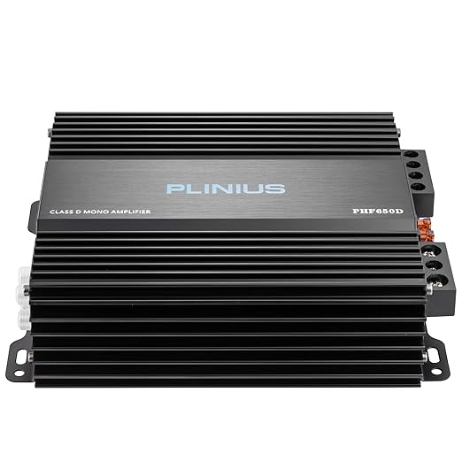 Audio Systems 1 Channel Car Amplifier - 600 Watts, Monoblock Class D Amp, 1-4 Ohm Stable, Mosfet Power Supply