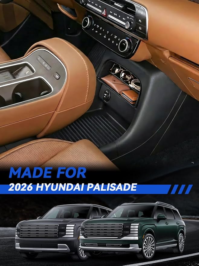 for Palisade Center Console Organizer for 2026 Hyundai Palisade All Trims Accessories Insert Tray Storage Box Container Durable ABS Material