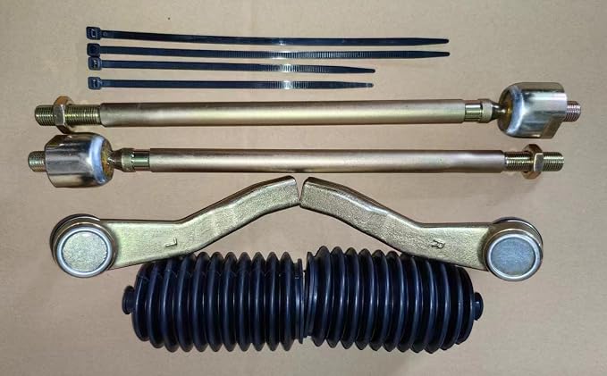 Left Right Steering Boots Tie Rod Ends & Rack Ends Replacement 51-1089 for 2018 2019 2020 2021 2022 Polaris Ranger 1000, Fullsize & Ranger XP 1000 EPS UTVs Steering Rack