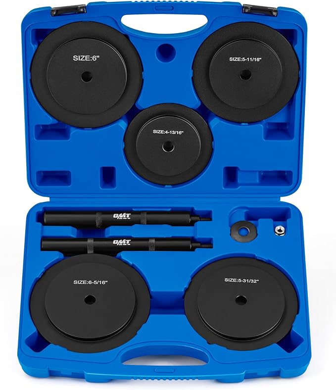 Orion Motor Tech Truck Hub Seal Installer Kit, Heavy Duty Seal Drivers Compatible with Class 7 8 Trucks, Set of 5