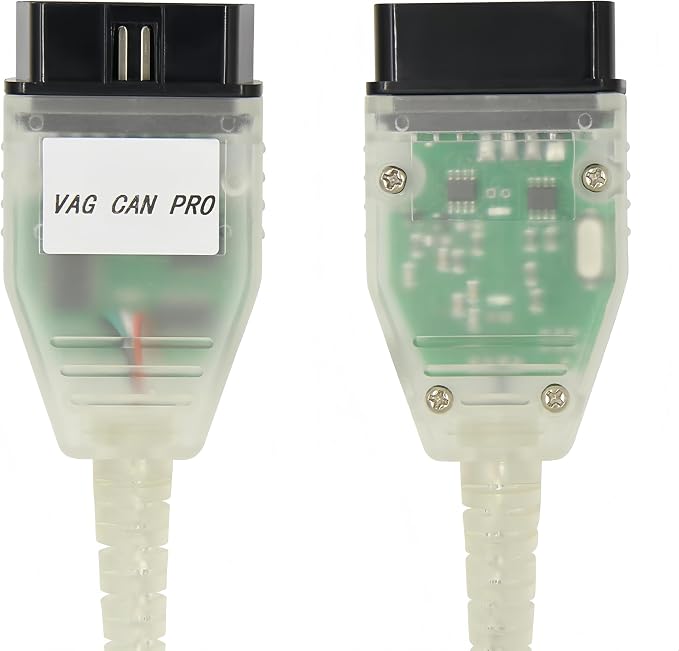 V551 K+CAN Diagnostic Cable for VW Audi Skoda and SEAT, Support CAN Bus, UDS, and K-Line, Support VAG VCP CAN PRO and 32/64 bit Windows, Driver/APP Must Be Installed
