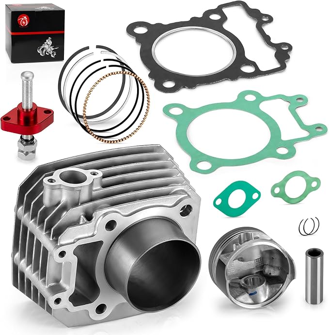 Engine Cylinder Piston Rings Gasket Kit & Tensioner for Kawasaki Bayou 250 KLF250 2003-2011 TOP END REBUILD KIT