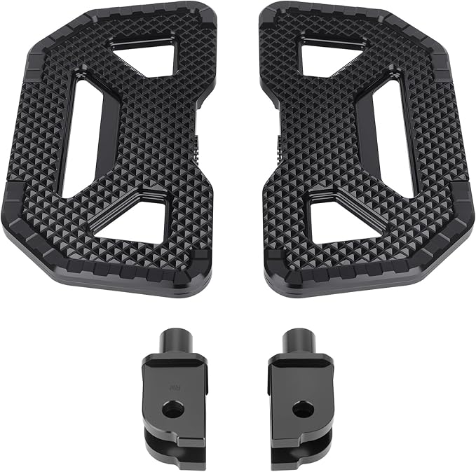 Foot Pegs for Harley Softail 2018-2025 CNC Adjustable Floorboards | 360° adjustable billet CNC aluminum foot pegs with an anti-slip design for superior comfort and control.