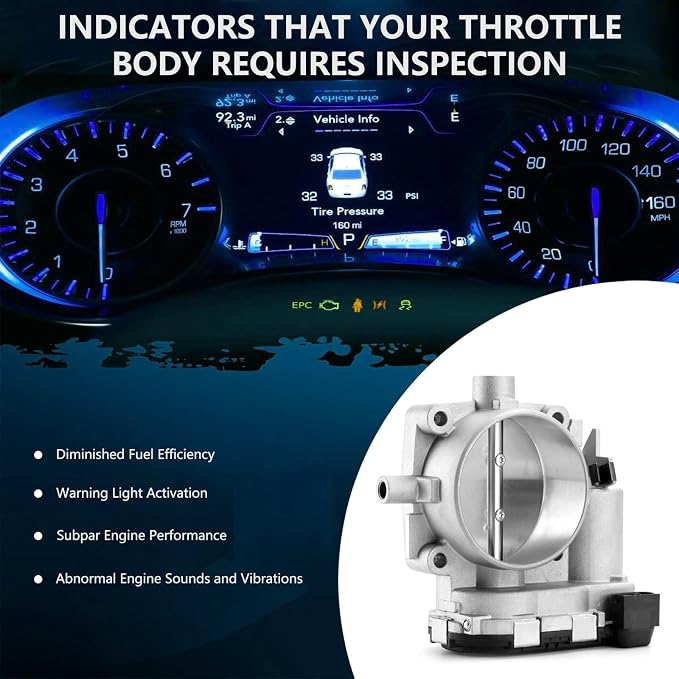 Electronic Throttle Body Assembly for Mercedes-Benz C280 C300 C32 CL55 CLK55 AMG C350 CL500 CLK350 CLK430 CLK500 E300 E350 E430 S400 S430 – OEM Replacement Part # 1131410125 977-358 TB1109