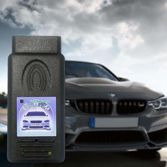 for BMW Scanner 1.4.0 Programmer V1.4 Eeprom Programmer Code Reader Work for BMW E46,E38,E39,E53,E83,E85 Vehicle Fit ECU Programming Tool OBD2 Scanner Diagnostic Tool(Only Support Windows XP)