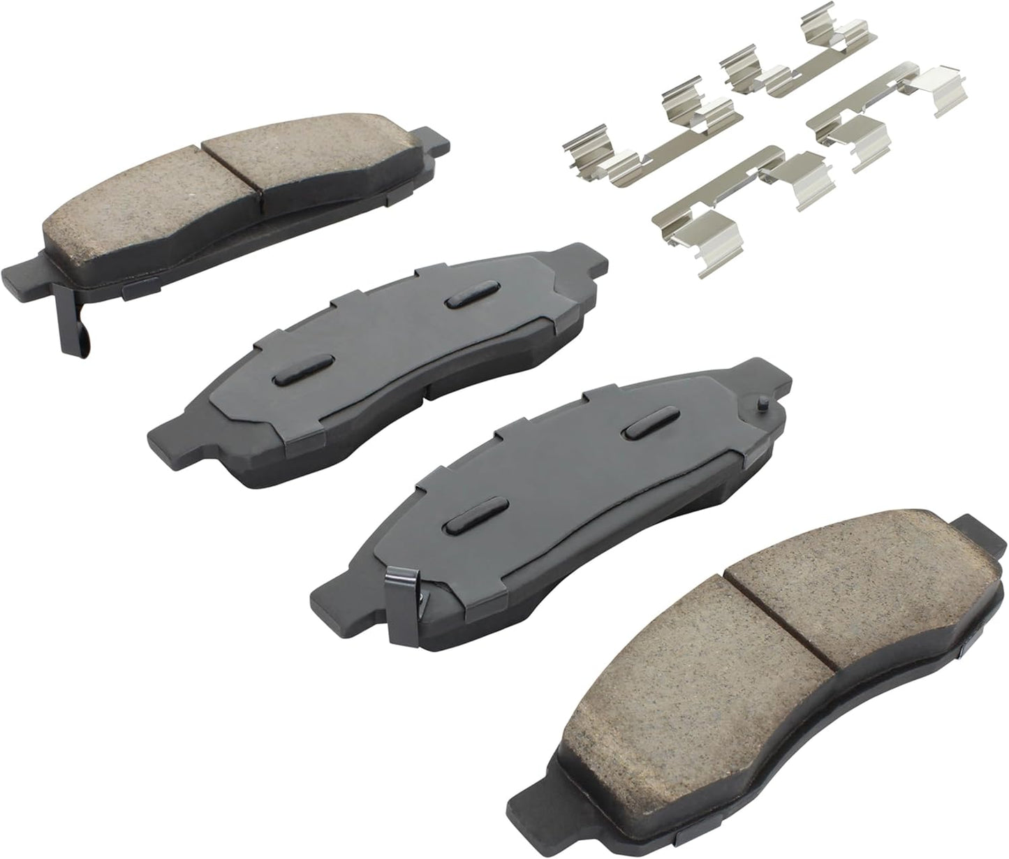 Premium Semi-Metallic Front Brake Pads (1001-1183M) Compatible with INFINITI QX56 2004-2006, Nissan Armada 2005-2006, Nissan TITAN 2005-2007