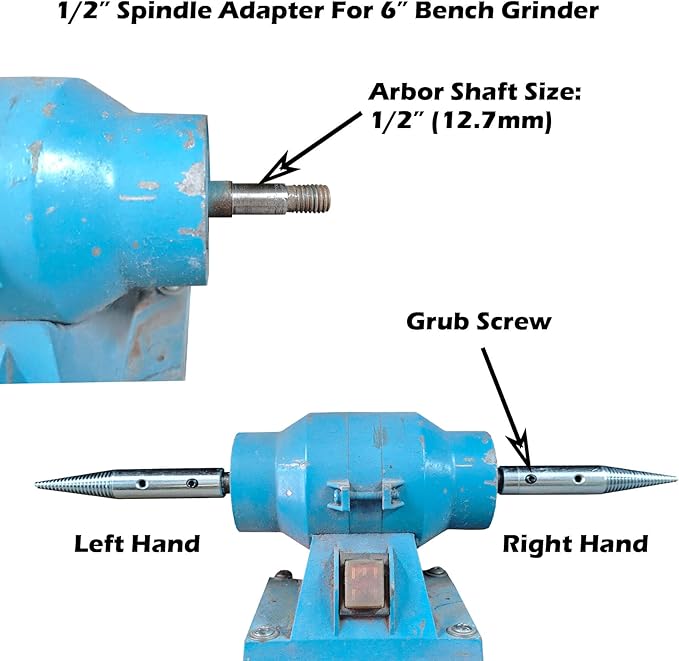 PURUI 11PC Metal Polishing Buffing Kit Use on 6" Bench Grinder