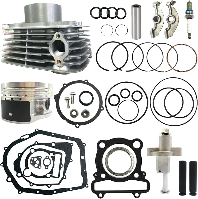 Silver Cylinder Top End Rebuild Kit for Yamaha YFM350 | for Big Bear, Bruin, Moto-4, Raptor, Warrior, Wolverine 350