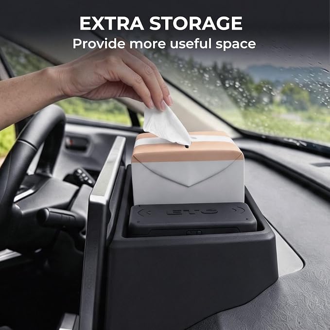 Dashboard Storage Tray Dash Organizer for Toyota RAV4 2026 (Only for 10.5-Inch Screen, Not for 12.9-Inch Screen) Interior Accessories Center Console Behind Screen Storage Box for 2026 RAV 4