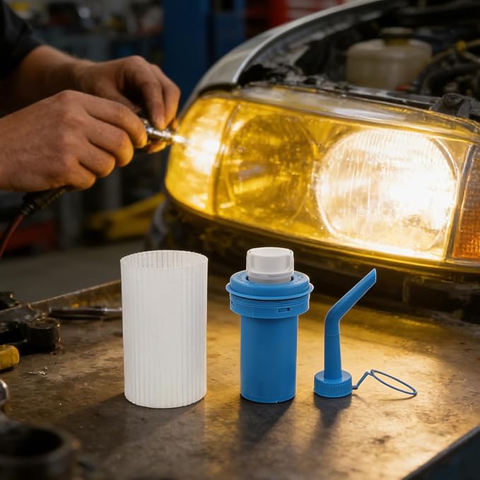 Automotive Headlight Restoration Kit: Car Headlight Repair - Car Light Polisher for DIY Headlamp Cleaning and Refurbishment