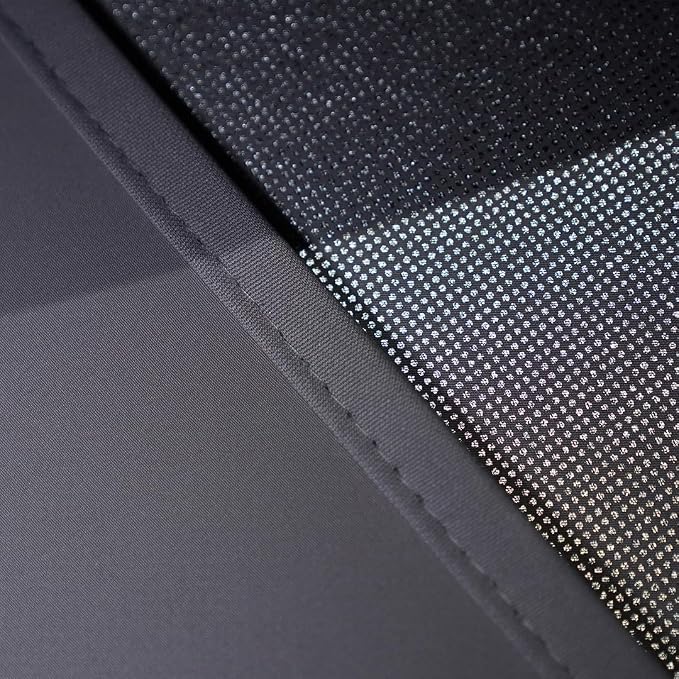 VION Tesla Model 3 Roof Sunshade (2026-2024 Model 3 Highland) – Full Blackout (No Light Transmission), Cooler Cabin, Dual-Layer Fabric with Graphene-Enhanced UV Coating, No Sagging – Gray