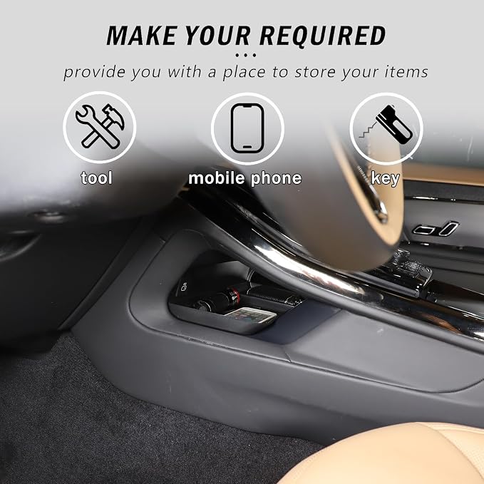 Center Console Organizer Tray Compatible with L@nd Rover Range Rover Sport 2023 2024 Accessories
