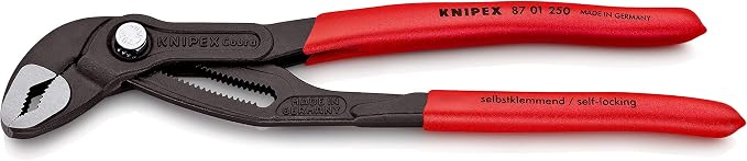 KNIPEX Cobra Water Pump Pliers 10-Inch Bundle