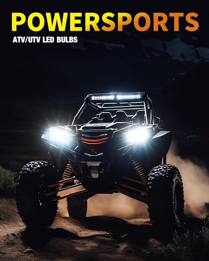 Termitor H11/H8/H9 + 9005/HB5 Light Bulbs Combo, 100,000LM 16X Ultra-Bright, 6500K Cool White, 1:1 Mini Size, 90K+ Hrs Service Life, Compatible with H11 9005 Off-Road Fog Light, Plug-N-Play, Pack of 4