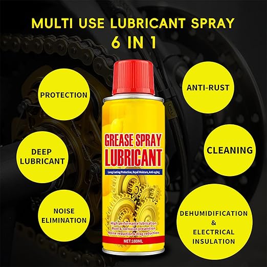 2-in-1 Rust Remover and Protector Spray, Anti-Rust Lubricant Spray & Rust Remover, Heavy-Duty Quick-Acting Lubricant Spray, Upgrade Multipurpose for Metal (2PCS)