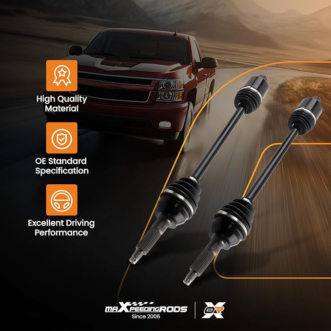 maXpeedingrods Rear CV Axle Shaft for Polaris Ranger 570 2015, for Ranger Crew 1000 2015-2017, for Ranger Crew 570 2015, for Ranger Crew 900 2014-2016 1332947 1332654 1332861, 2 PCS