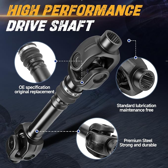 Propeller Drive Shaft Prop Fit for Can-Am Outlander 500/570 Pro | Fit for Can-Am Outlander 6X6/6X6 650 | Fit for Can-Am Outlander 1000/1000R, OE 703500862, 705501258