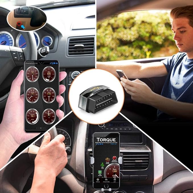 Vgate iCar Pro Bluetooth 4.0 (BLE) OBD2 Fault Code Reader OBDII Code Scanner Car Check Engine Light for iOS/Android
