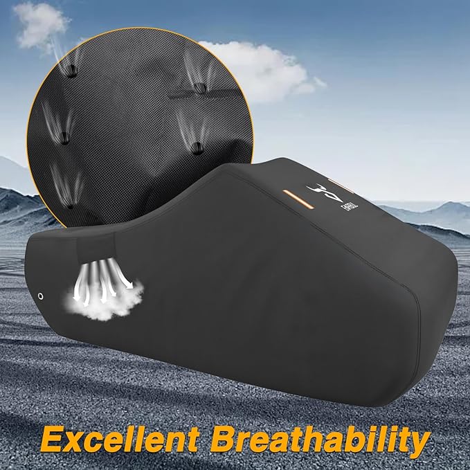 EVRBUL 3-Wheel Vehicles Cover Dustproof and Waterproof Full Motorcycle Cover Compatible with Can-Am Ryker 600 Ryker 900 Ryker Sport Ryker Rally Edition Fit up to 103"