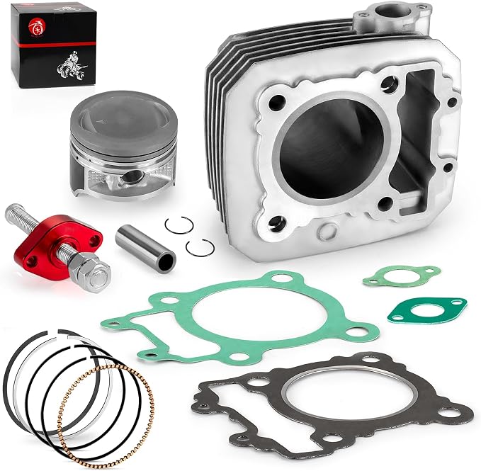 Engine Cylinder Piston Rings Gasket Kit & Tensioner for Kawasaki Bayou 250 KLF250 2003-2011 TOP END REBUILD KIT