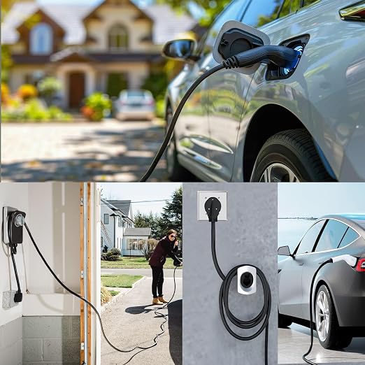 NEMA 14-50 Outlet for EV Charging,50 Amp EV Charging Receptacle,14-50R EV Outlet,50 Amp Straight Blade Device Receptacle,3-Pole 4-Wire,125/250V,for Electric Vehicles RVs Large Appliance,ETL Listed.
