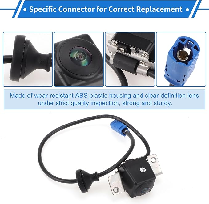1 Pcs Rear View Camera for Tesla Model S 85D Dual Motor 2012-2018 License Plate Park Assist Camera Backup Reverse Camera
