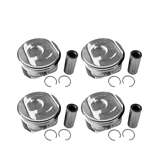 4X 2.0T Pistons & Rings Kit Fit for Buick Envision Regal,for Chevy Malibu Camaro Equinox,for Cadillac CT6 ATS,for GMC Terrain 2013-2020,Replacement 12652809,12569638,89018107,12683808,19180831