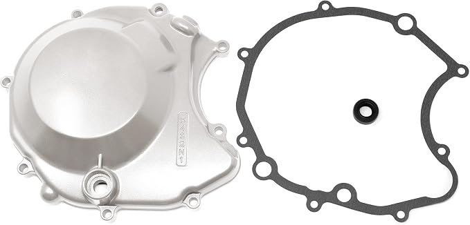 0431-001 Left Side Stator Magneto Cover, Oil Seal, Gasket Compatible with Suzuki 85-88 LT230S 89-90 LT250S QuadSport